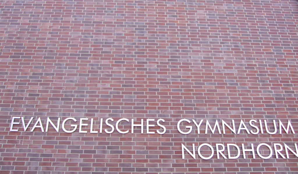 Referenz von Klinker 833 Detailansicht Gymnasium Nordhorn