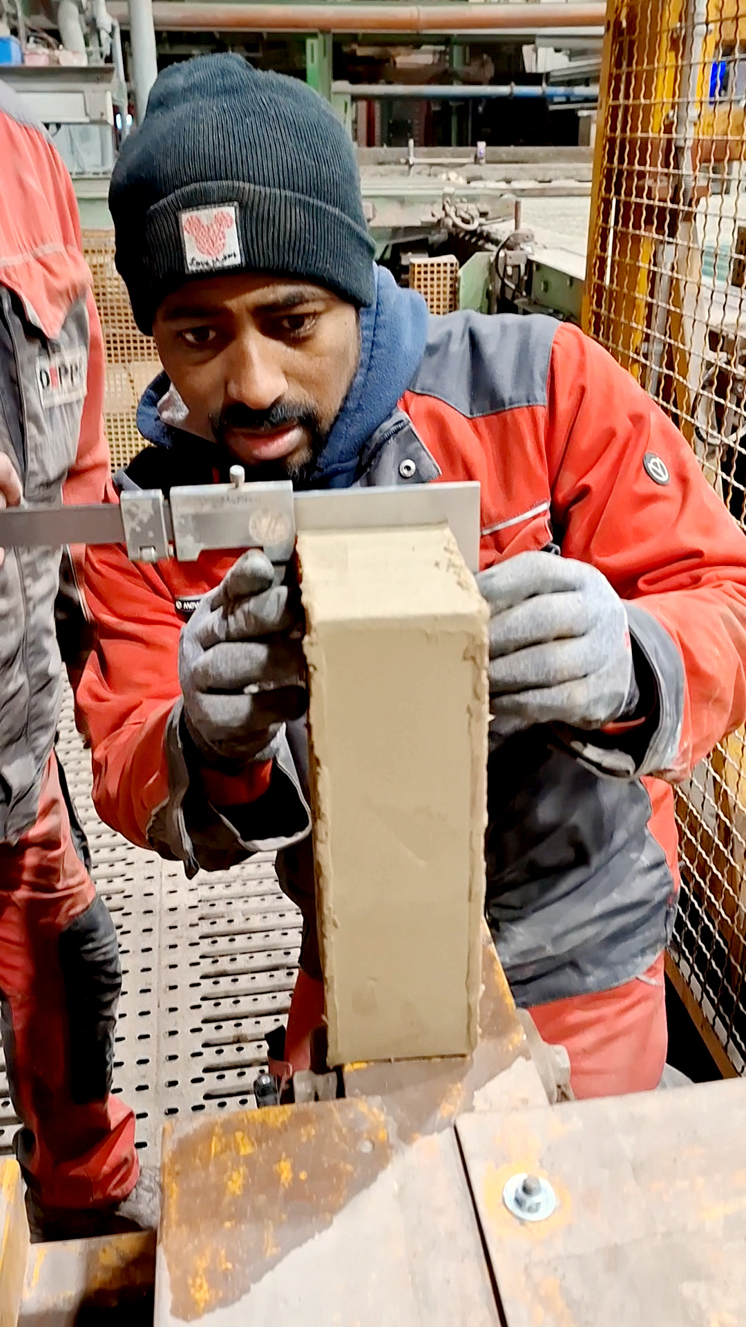 Quality control measurement after extrusion