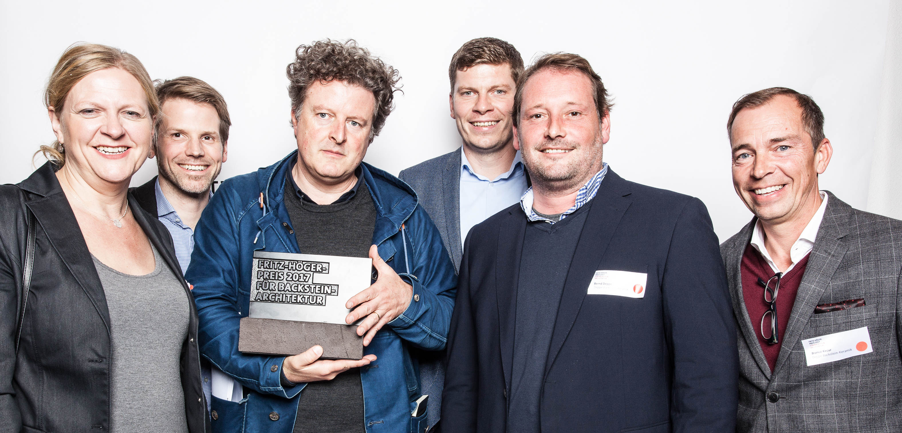 Architekt Florian Zierer von Caruso St. John mit dem DEPPE Team Architekt Florian Zierer von Caruso St. John mit dem DEPPE Team