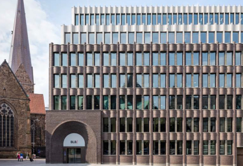 Klinker-Referenz der Neubau der Bremer Landesbank