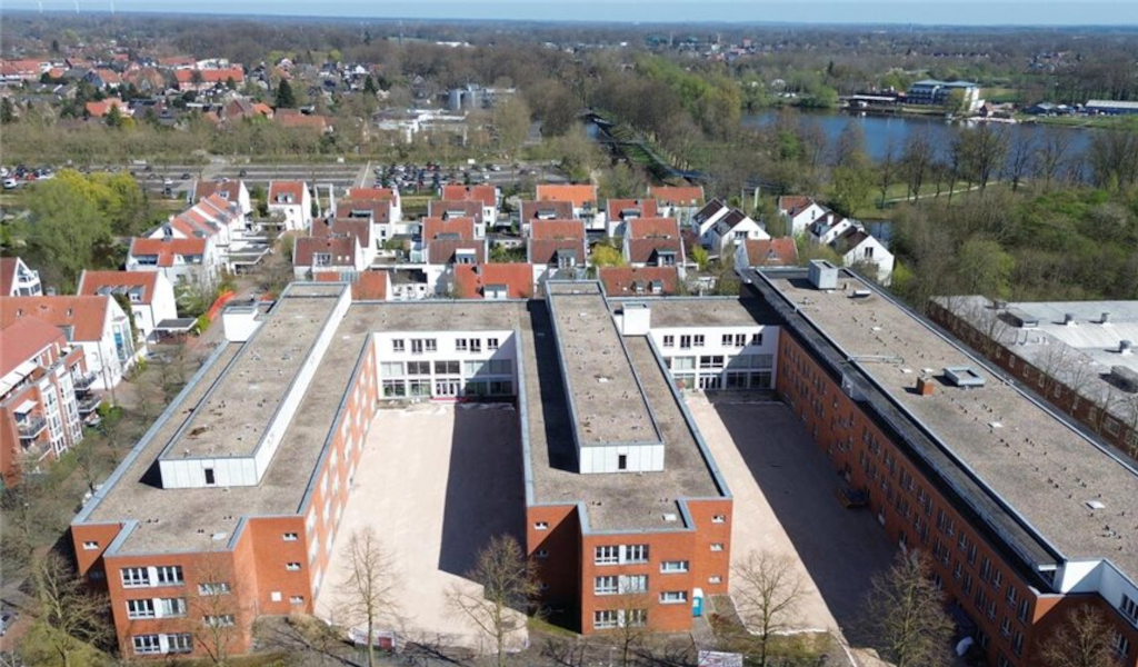 Residential complex “Das Ludwig” in Nordhorn before the start of extensive renovation works